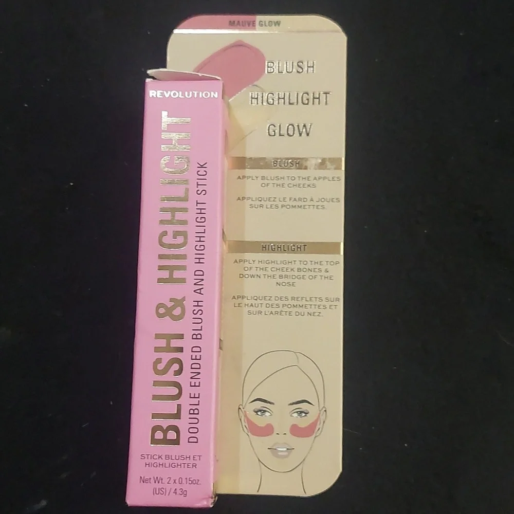 Makeup revolution‎ blush & highlight stick